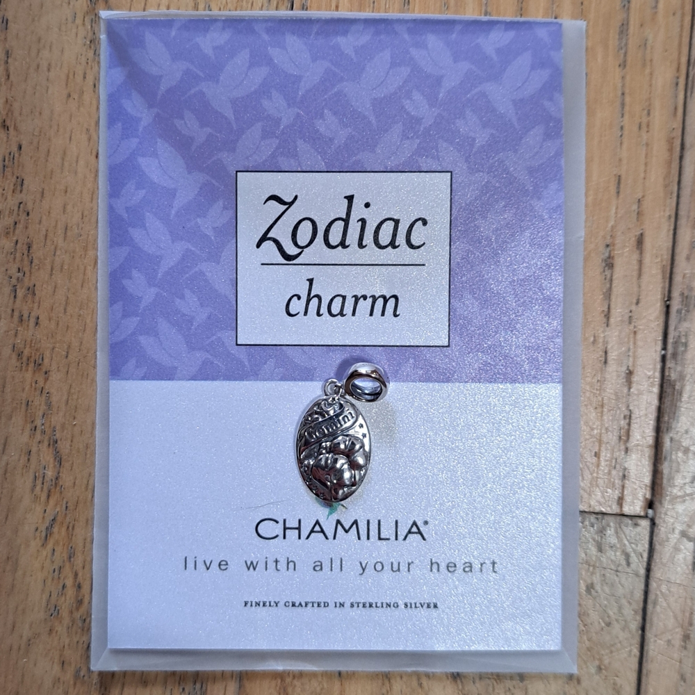 Chamilia Zodiac Charm in Silver